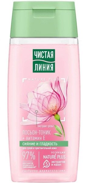 Изображение товара Лосьон-тоник для лица Фитотерапия лепестки розы Чистая линия 100мл Лосьон-тоник для лица Фитотерапия лепестки розы Чистая линия 100мл фотография