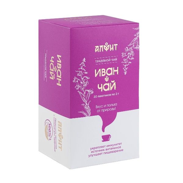 Изображение товара Чай травяной Иван-Чай Алфит №20 Чай травяной Иван-Чай Алфит №20 фотография