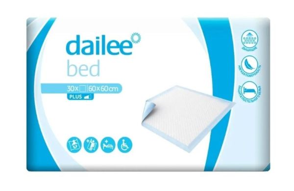 Изображение товара Пеленки впитывающие Dailee 60*60см №30 Пеленки впитывающие Dailee 60*60см №30 фотография