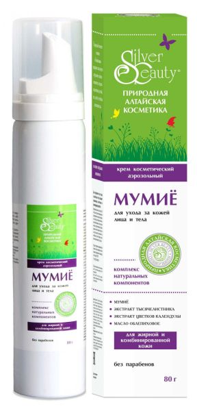 Крем-аэрозоль Мумие Алтайвитамины, 80 г фотография