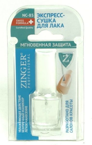 Зингер средство для ногтей экспресс-сушка для лака (nc85) 12 мл фотография